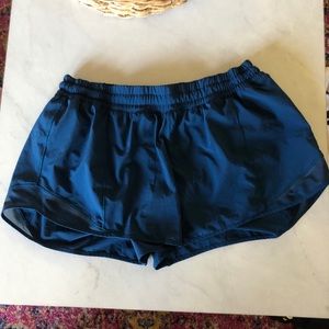 Blue Lululemon Running Shorts